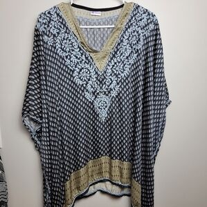 Sevya Handmade Poncho One Size Hand Embroidered.